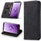 Leaisan Handyhülle für Samsung Galaxy S9 Hülle Premium Leder Flip Klappbare Stoßfeste Magnetische [Standfunktion] [Kartenfächern] Schutzhülle für Samsung Galaxy S9 Tasche - Schwarz