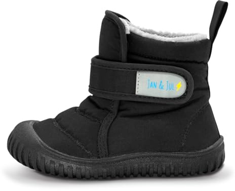 Jan & Jul Baby Winter Boots for Girls And Boys Easy-On (Black, EU Size 21 Toddler)