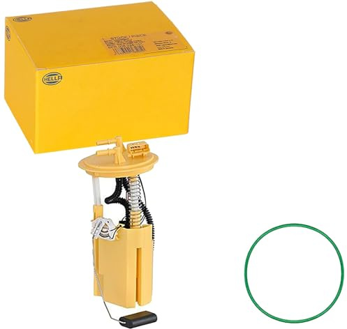HELLA 8TF 358 305-061 Kraftstoffpumpe - Benzinpumpe - elektrisch - 4-polig | Kompatibel mit: FIAT 500, 500 C, PANDA, PANDA Kasten/Schrägheck