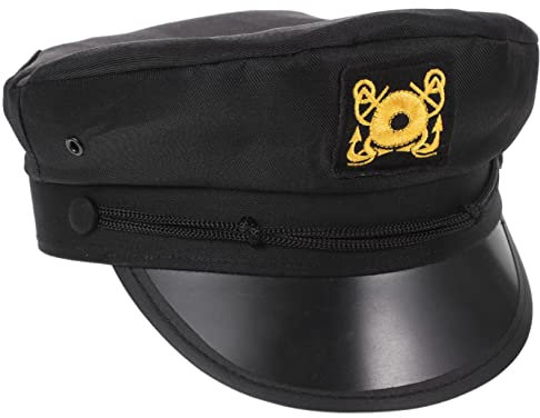 LIFKOME Kapitänsmütze Für Männer Und Frauen Uv-Schutz Cosplay Hut Für Partys Und Freizeit Verstellbare Matrosenmütze Für Outdoor-aktivitäten