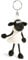 NICI Schlüsselanhänger Shaun das Schaf 10cm weiß - Nachhaltiger Begleiter Kuscheltieranhänger mit Schlüsselring für Schlüsselband, Schlüsselbund & Schlüsselhalter