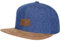 Reell Suede Snapback Cap (OS, Blue wash)