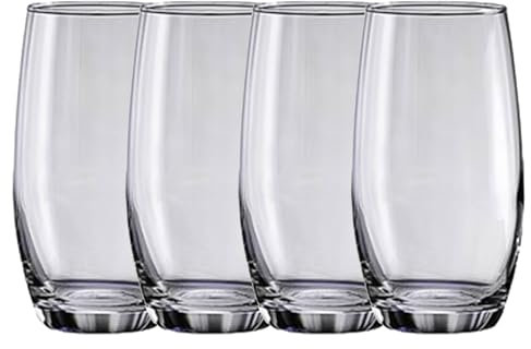 Stemless Red Wine Glasses - Beer Glasses Set of 4 Crystal Glass Hand-Blown Water Glasses Beer Mug Whiskey Glasses/D/330Ml