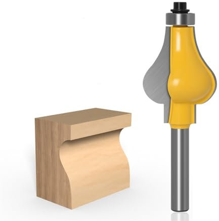 Handlauf-Fräser, 8-mm-Schaft, Handlaufform-Holzbearbeitungsfräser, Standard-/Nuten-Holzbearbeitungswerkzeug