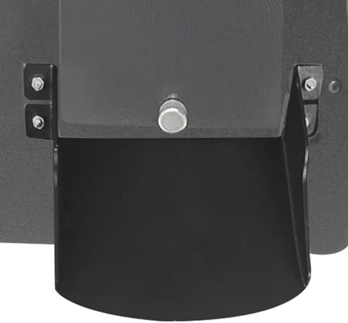 Vbnuyhim Magnetschiene mit Granulat, Hilfsschacht für g | Magnetisches Grillzubehör für Räucherofen, effektive Pelletschacht für Grill, Pelletgrill-Trichter mit vereinfachter Entleerung