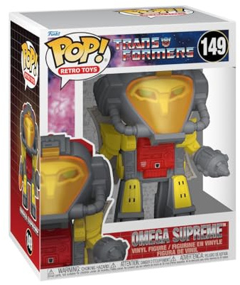 Funko POP! Super: Transformers Classic - Omega Supreme | Offizielles Action/Adventure Merch - Vinyl Sammelfigur als Regal Deko - Geschenkidee zum Geburtstag für Fans und Sammler