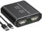 JCYMELE 4K@60Hz Displayport to Dual HDMI Adapter Display Port to 2 HDMI Splitter Extended for Double Screen DP 1.4 for Computer Graphics Cards Support MST & SST Mode