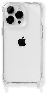 Woodcessories - Change Case, Handyhülle für iPhone 16 Pro Hülle mit Ösen - Transparent Case zum Umhängen ohne Kette