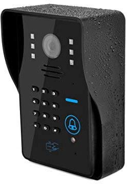 Videoportero WIFI, Timbre De Intercomunicador De Vídeo Con Cable De 7 Pulgadas, Intercomunicador De Edificio De Villa, Contraseña, Tarjeta Magnética, Control Remoto, Desbloqueo, Timbre Electrónico ,Do