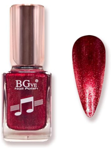 Glitter Nail Polish, Red Nail Varnish, Diamond Glitter Quick Dry Nail Polish No UV Lamp Curing, Long Lasting, Chip Resistant, Quick Drying, Salon Manicure, At Home Manicure (39#Red)