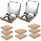 MUSISALY 10 Stücke Aluminium Folie Thermische Pizza Box Lebensmittel Box Isolierung Für Pizza Lagerung 7 Zoll Pizza Teller Pizza Container