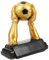 SUPVOX Trofei Premio Coppa d'oro da Calcio in Posa da Portiere Elegante Resina per Eventi di Squadra