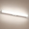 OOWOLF 80cm 16W Spiegelleuchte Bad - 4000K Led Badlampe Wand über IP44 Spiegel für Schminktisch Schrank (Weiß, 59.5cm)