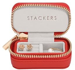 Stackers Red Petite Travel Jewellery Box
