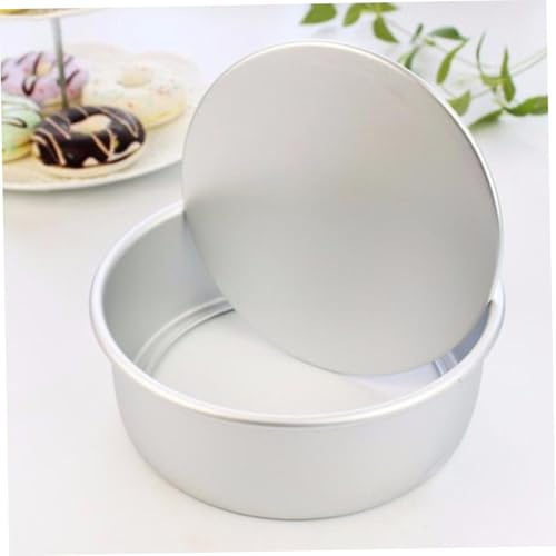 EPIGEIST 2 pezzi Stampi per Torte in Lega Resistente Alte Temperature Teglie da Forno Rotonde e Vassoio per Dolci per Uso Domestico e Professionale