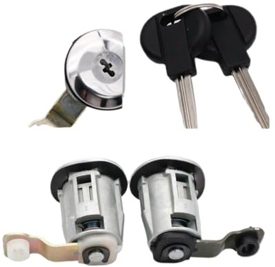 Cylindre Serrure Portière Interrupteur D'allumage Cylindre Serrure Porte Gauche Droite Pour Peugeot Pour Partner 1996 1997 1998 1999 2000 2001-2007 9170G3 252522