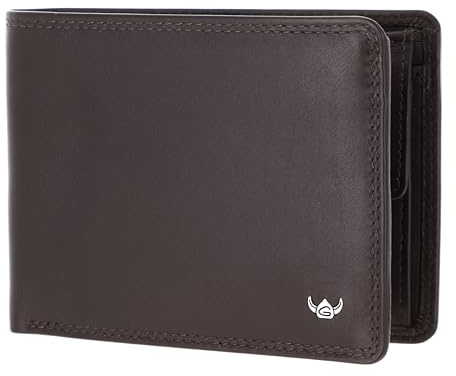 Golden Head Leder Geldbörse Polo RFID Protect Scheintasche 1339 Dunkelbraun