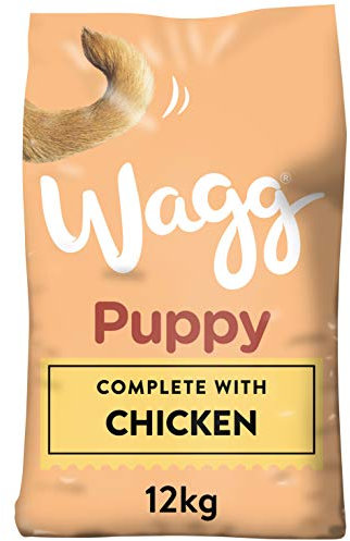 Wagg Complete Puppy Dry Dog Food Turkey & Rice 12kg - For Growing Puppies
