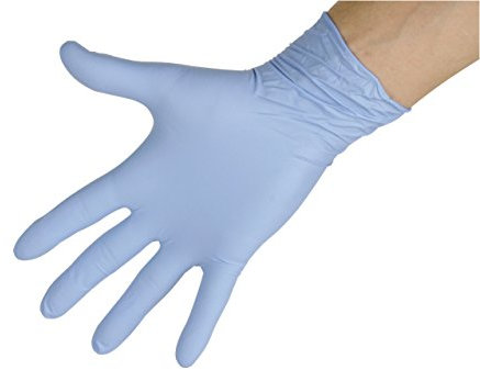 Kerbl 15391 Nitrilhandschuhe 5.5mil, 240mm, Größe M, 100 Stück