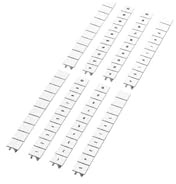PHOENIX CONTACT ZB 10:UNBEDRUCKT Zackband, Plotmark, Cms-p1-Plotter Beschriftbar mit Verrasten in Hoher Schildchennut Montageart, 10.2mm für Klemmenbreite, 10.5mm x 10.15mm Schriftfeldgröße, 10 Stück