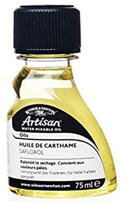 Winsor & Newton Ölmalmittel, Pintura al óleo, Aceite de cártamo, Botella de 75 ml, 1 stück (1er Pack)