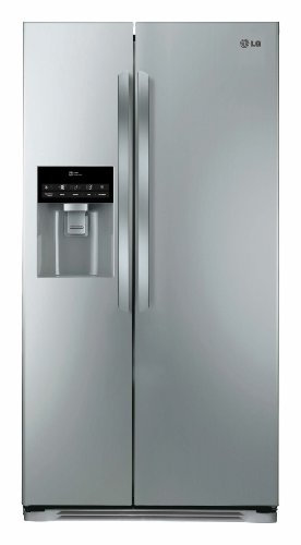 LG GSL325NSYZ Side by Side Réfrigérateur-congélateur - A++ - Réfrigérateur 346 l - Congélateur 162 l - Aspect acier inoxydable - NoFrost - Distributeur de glace et d'eau - Diagnostic intelligent