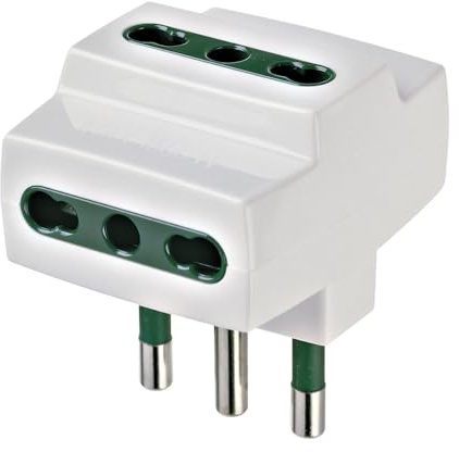 VIMAR – Multiple S17 + Adapter 3-polig 17/11 weiß