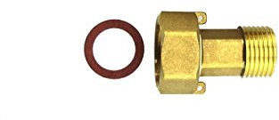 Kompakt Verschraubung Wasserzähler mit Dichtung 3/4 G 1