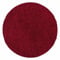 Carpetsale24 Shaggy Hochflor Teppich, 80 cm Rund, Rot, weich, flauschig, modern, einfarbig, Für Eingangsbereich oder kleine Nischen, für Wohnzimmer Schlafzimmer Flur