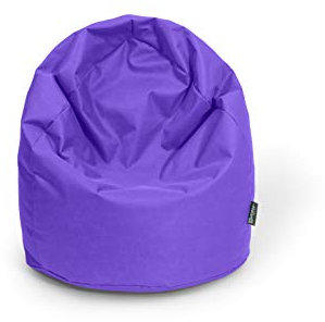BuBiBag Sitzsack Birne Größe XL Füllmenge ca. 300L Indoor und Outdoor (lila)