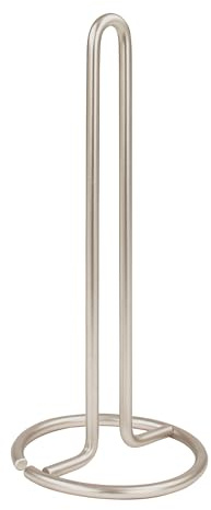 Spectrum 41078 Euro Küchenrollenhalter, satiniertes Nickel