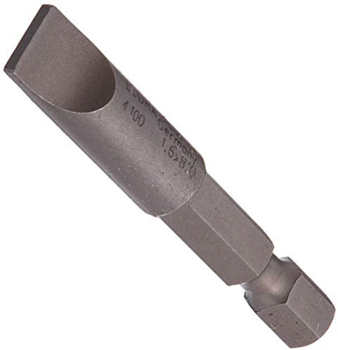 Elora 4100016085200 Schraubendreher Bit 1/4 50mm für Schlitzschrauben 1, 6x8mm