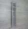 200mm wide x 1200mm high Small Narrow Heated Towel Rail Straight Flat Chrome Bathroom Warmer Radiator Rack
