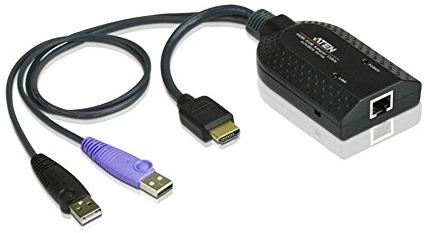 Aten KA7168 HDMI USB Virtual Media KVM Adapt with Reader