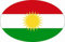 U24 Autoaufkleber Kurdistan Oval 10 x 6,5 cm