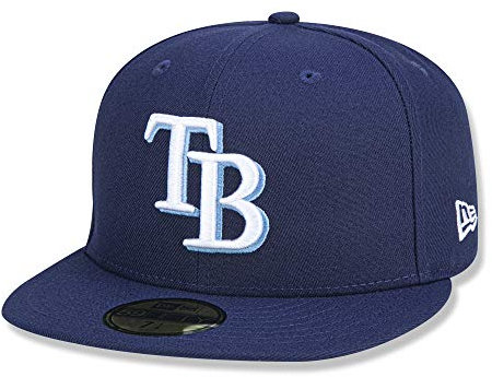 New Era 59Fifty Cap - Authentic Tampa Bay Rays, 7 5/8