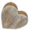Kerze Dekokerze Hochzeitskerze Herz Gold rustikal Golden Heart Shabby Chic Vintage Art. 5411