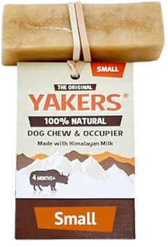 YAKERS Natural Chews for Dogs, Original, Small (Pack of 1) - Natural Dog Treats & Occupier Chews - Dry Himalayan Dog Chew Bar, Durable and Healthy Dog Chew, Natural Dog Chews & Dog Treats