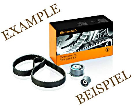 CONTITECH CT704K2PRO Zahnriemen