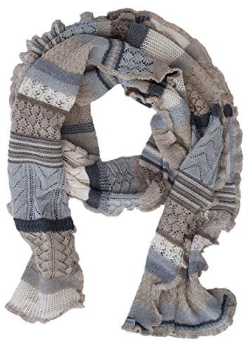 Invero, Merino Schal Manu, 100% Wolle (Sand)