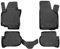 WALSER XTR Gummi Fussmatten Auto für VW Golf Plus 2004-2013, 100% passgenaue Auto Fußmatten, robuste Universal Fußmatte Auto, Gummimatten Auto, Auto Fussmatten Gummi, Auto Gummimatten