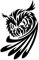 kleb-Drauf | 1 freche Eule | Schwarz - matt | Autoaufkleber Autosticker Decal Aufkleber Sticker | Auto Car Motorrad Fahrrad Roller Bike | Deko Wrapping Tuning Styling Stickerbomb