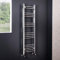 NRG Curved Bathroom Heated Towel Rail Radiator Rad Central Heating Ladder Warmer 1200 x 400mm Chrome