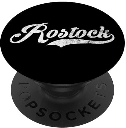 Rostock Stadt Vintage Design - Cool Old School PopSockets mit austauschbarem PopGrip