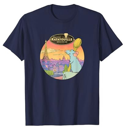 Disney Pixar Ratatouille Over Look Paris T-Shirt