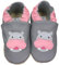 HOBEA-Germany Kitaschuhe Safestep, Kinderhausschuhe, Lederschuhe (Nilpferd grau, 28/29)
