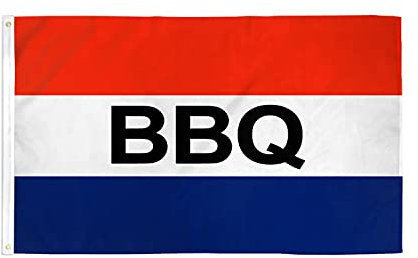 AZ FLAG - Flagge Barbecue - 90x60 cm - BBQ Fahne 100% Polyester mit Messing-Ösen - UV-beständig - Vives Farben - 50g