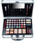 Schminkkoffer und Palette für Damen | 48 Stück: Rouge, Lidschatten, Lippenstift, Nagellack | Aufbewahrungskoffer | Organizer | Beauty Geschenkbox Idee | GOLD STRASS von Gloss! (FASHION)