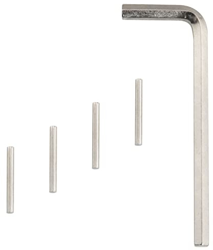 YHXiXi 5IN1 Spring Hinge Tension Pin Replacement Kit for Adjust Self Closing Door Hinges Garage Door Closer (1 x Hex Hinge + 4 x Self-Closing Spring Hinges)