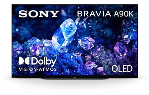 Sony 42 Inch 4K Ultra HD TV A90K Series: BRAVIA XR OLED Smart Google TV with Dolby Vision HDR and Exclusive Features for The Playstation® 5 XR42A90K- Latest Model,Black